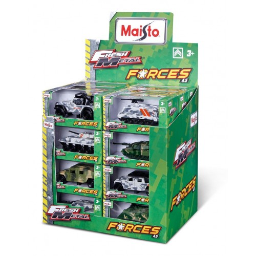 FM Fresh Forces - 4.5" veh. (free wheel), boxed and Counter Display (24 x 1)