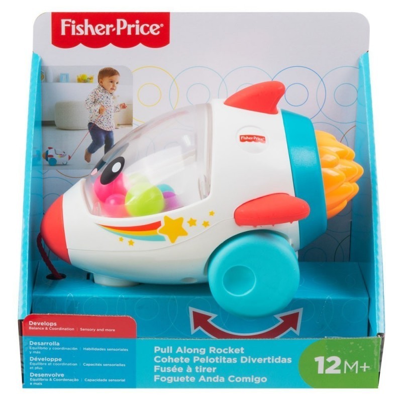 Fisher-Price Pull Along Rocket  Colisage: 2 pcs