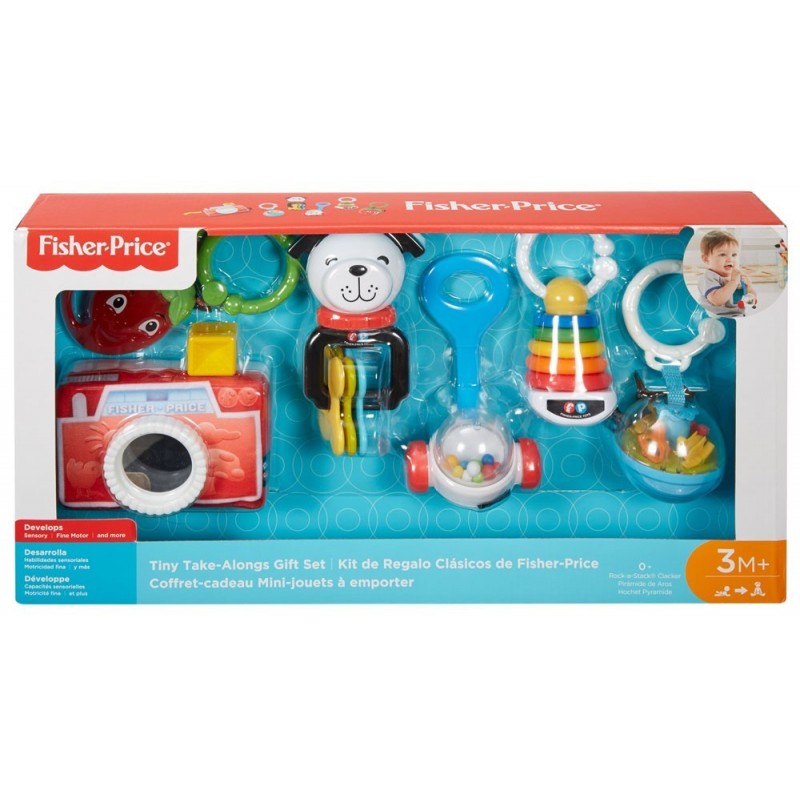 Fisher-Price Tiny Take-Alongs Gift Set  Colisage: 3 pcs