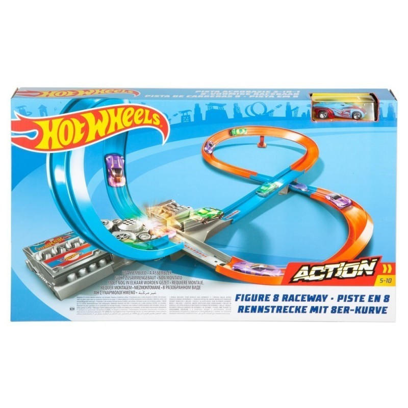 Hot Wheels Figure 8 Raceway  Colisage: 4 pcs