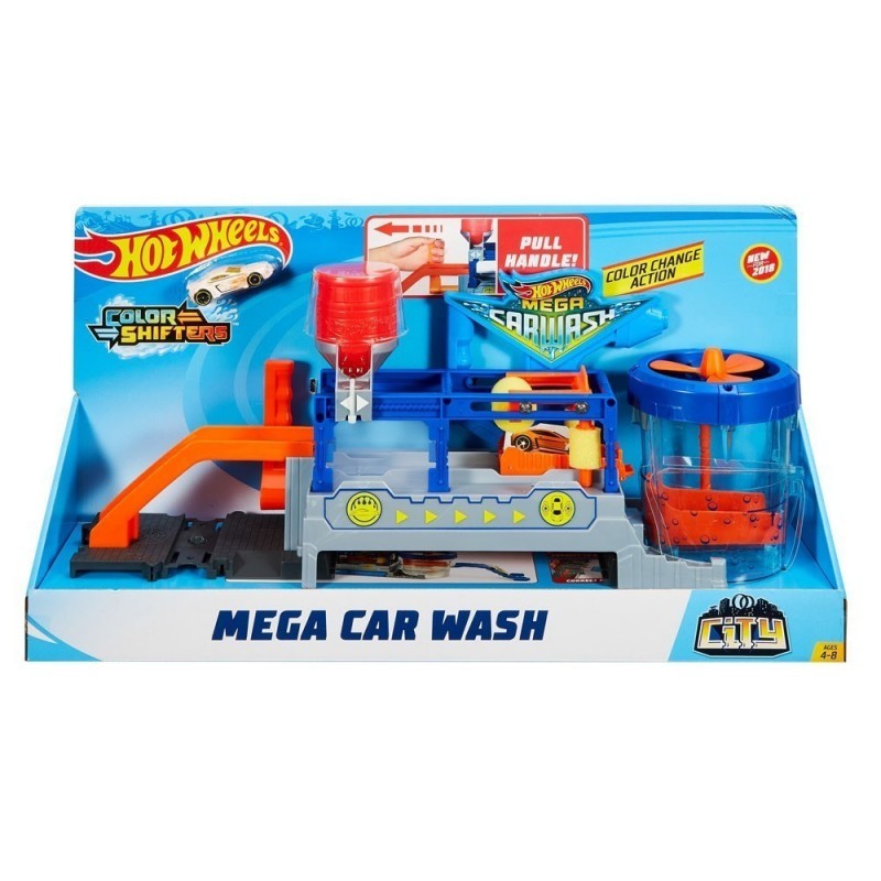HOT WHEELS MEGA CAR WASH Play Set  Colisage: 2 pcs
