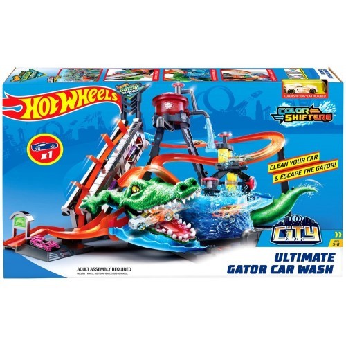 ULTIMATE GATOR CAR WASH PLAY SET  Colisage: 2 pcs