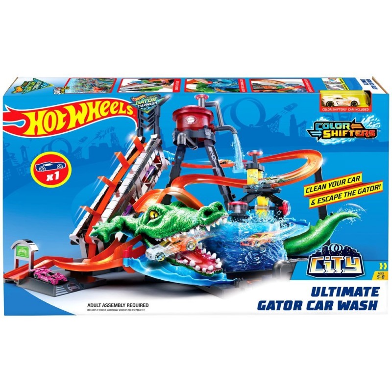 ULTIMATE GATOR CAR WASH PLAY SET  Colisage: 2 pcs