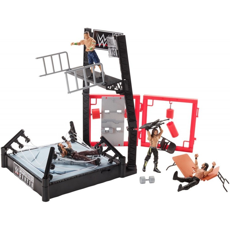 WWE Wrekkin Performance Center Playset  Colisage: 3 pcs