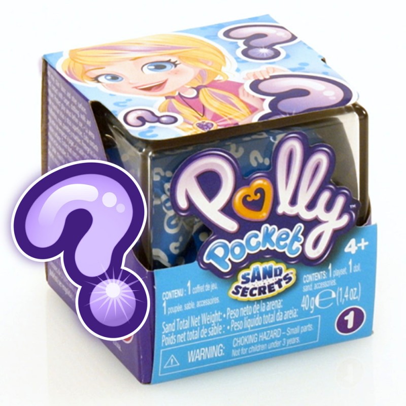 POLLY POCKET SURPRISE SAND DIORAMA  Colisage: 18 pcs