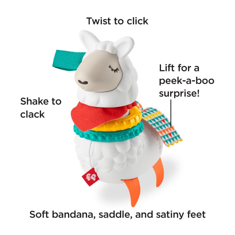 Fisher-Price Shake, Rattle & Clack Animal Pack  Colisage: 6 pcs
