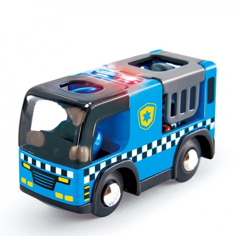 Voiture de police avec sirene