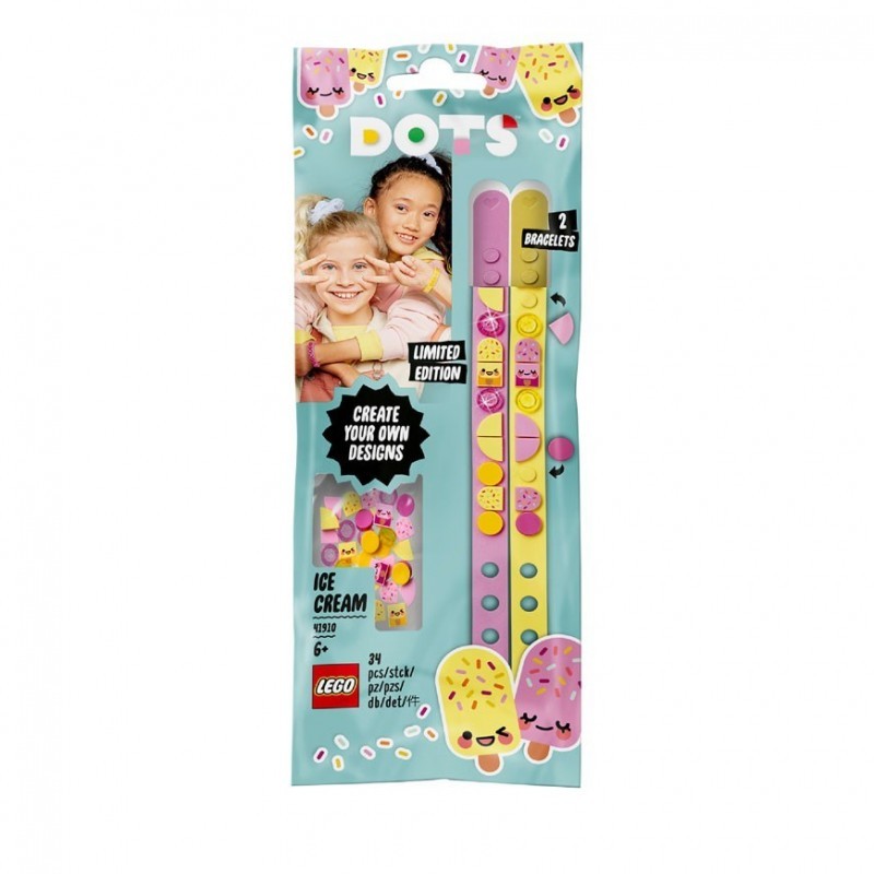 ICE CREAM BESTIES BRACELETS (colisage: 18 pcs)