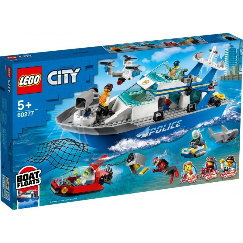 POLICE PATROL BOAT (colisage: 3 pcs)