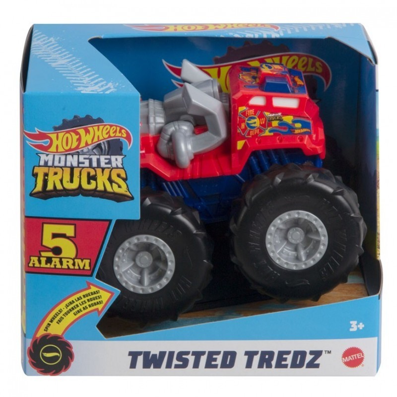 Mattel Hot Wheels Monster Trucks Twisted Tredz 5 Alarm