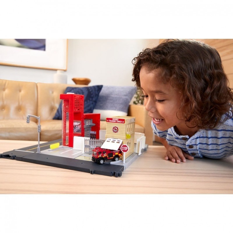 MATCHBOX® ACTION DRIVERS Fire Station Rescue Playset